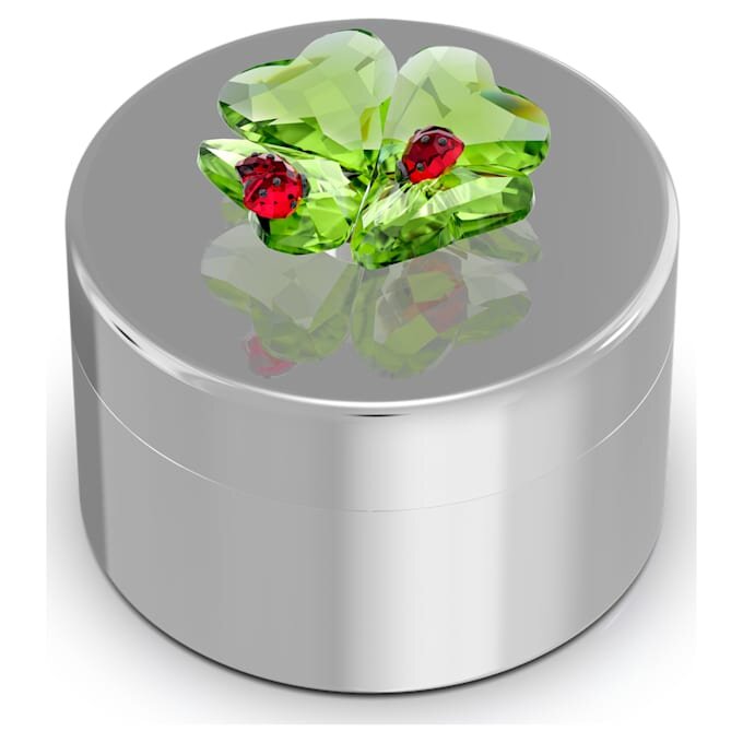 Caja decorativa «Idyllia» con trébol y mariquita Caja decorativa «Idyllia» con trébol y mariquita