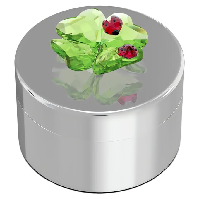 Caja decorativa «Idyllia» con trébol y mariquita Caja decorativa «Idyllia» con trébol y mariquita