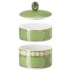 Caja Signum de porcelana, pequeña, verde