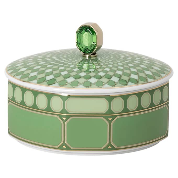 Caja Signum de porcelana, verde Caja Signum de porcelana, verde