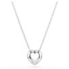 Colgante Ariana Grande x Swarovski con cortes mixtos, corazón, blanco, chapado en rodio Colgante Ariana Grande x Swarovski con cortes mixtos, corazón, blanco, chapado en rodio