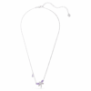 Colgante Ariana Grande X Swarovski con cortes mixtos, libélula, multicolor, chapado en rodio Colgante Ariana Grande X Swarovski con cortes mixtos, libélula, multicolor, chapado en rodio