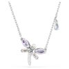 Colgante Ariana Grande X Swarovski con cortes mixtos, libélula, multicolor, chapado en rodio Colgante Ariana Grande X Swarovski con cortes mixtos, libélula, multicolor, chapado en rodio
