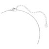 Colgante Ariana Grande x Swarovski con perla de cristal, corte redondo, flor, blanco, chapado en rodio Colgante Ariana Grande x Swarovski con perla de cristal, corte redondo, flor, blanco, chapado en rodio