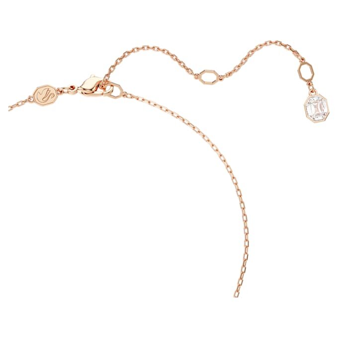 Colgante Constella con pavé, corte redondo, blanco, chapado en tono oro rosa Colgante Constella con pavé, corte redondo, blanco, chapado en tono oro rosa