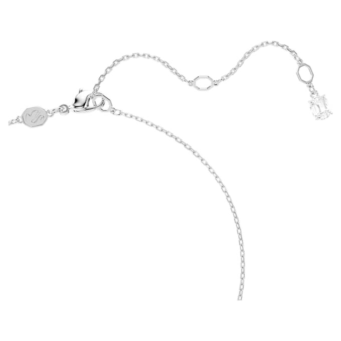Colgante de cisne, blanco, chapado en rodio Colgante de cisne, blanco, chapado en rodio