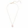 Colgante de cisne con cortes mixtos, cisne, rosa