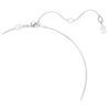 Colgante de serpiente con cortes mixtos, Año de la Serpiente, blanco, chapado en rodio Colgante de serpiente con cortes mixtos, Año de la Serpiente, blanco, chapado en rodio