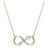 Colgante Eternity con diamantes cultivados en laboratorio de 0,35 ct en total, formas mixtas, oro amarillo de 14K Colgante Eternity con diamantes cultivados en laboratorio de 0,35 ct en total, formas mixtas, oro amarillo de 14K