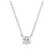 Colgante Eternity con diamantes cultivados en laboratorio de 0,5 ct en total, forma redonda, plata esterlina Colgante Eternity con diamantes cultivados en laboratorio de 0,5 ct en total, forma redonda, plata esterlina