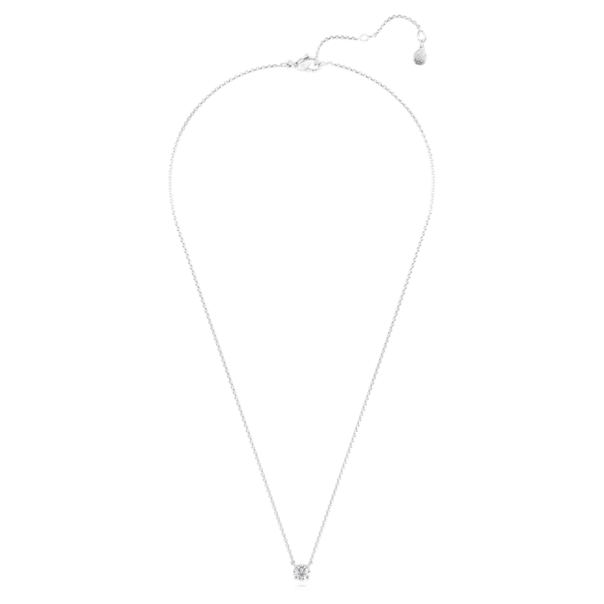Colgante Eternity con diamantes cultivados en laboratorio de 0,5 ct en total, forma redonda, plata esterlina Colgante Eternity con diamantes cultivados en laboratorio de 0,5 ct en total, forma redonda, plata esterlina