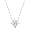 Colgante Galaxy con diamantes cultivados en laboratorio de 0,5 ct en total, forma redonda, oro blanco de 14K Colgante Galaxy con diamantes cultivados en laboratorio de 0,5 ct en total, forma redonda, oro blanco de 14K