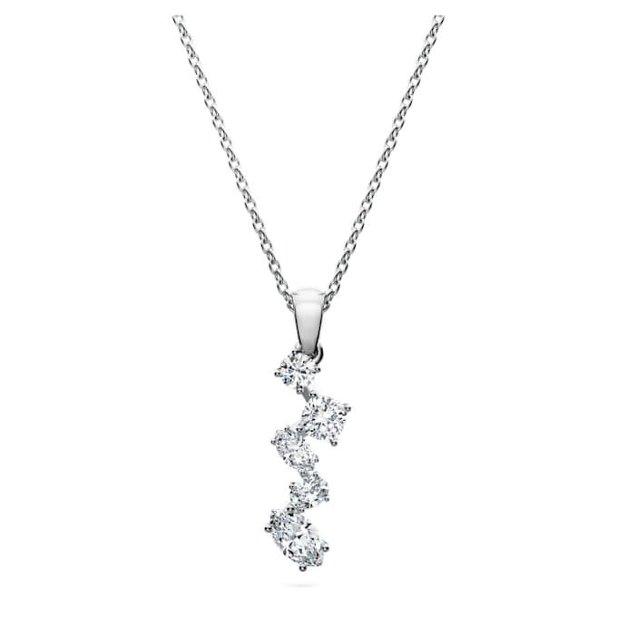 Colgante Galaxy con diamantes cultivados en laboratorio de 0,9 ct en total, formas mixtas, oro blanco de 14K Colgante Galaxy con diamantes cultivados en laboratorio de 0,9 ct en total, formas mixtas, oro blanco de 14K
