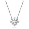 Colgante Galaxy con diamantes cultivados en laboratorio de 1,05 quilates en total, forma redonda, oro blanco de 14K Colgante Galaxy con diamantes cultivados en laboratorio de 1,05 quilates en total, forma redonda, oro blanco de 14K