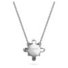 Colgante Galaxy con diamantes cultivados en laboratorio de 1,05 quilates en total, forma redonda, oro blanco de 14K Colgante Galaxy con diamantes cultivados en laboratorio de 1,05 quilates en total, forma redonda, oro blanco de 14K