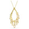Colgante Gema de cortes mixtos, multicolor, chapado en tono dorado Colgante Gema de cortes mixtos, multicolor, chapado en tono dorado