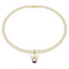 Colgante Idyllia con cortes mixtos, abeja, multicolor, chapado en tono dorado Colgante Idyllia con cortes mixtos, abeja, multicolor, chapado en tono dorado