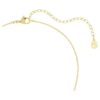 Colgante Idyllia con cortes mixtos, corazón, llave, rosa, chapado en tono dorado