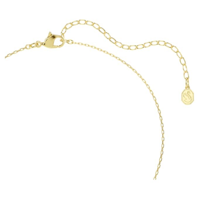 Colgante Idyllia con cortes mixtos, corazón, llave, rosa, chapado en tono dorado Colgante Idyllia con cortes mixtos, corazón, llave, rosa, chapado en tono dorado