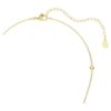 Colgante Idyllia con cortes mixtos, forma de corazón, blanco, chapado en tono dorado Colgante Idyllia con cortes mixtos, forma de corazón, blanco, chapado en tono dorado