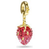 Colgante Idyllia con cortes mixtos, fresa, rojo, chapado en tono dorado Colgante Idyllia con cortes mixtos, fresa, rojo, chapado en tono dorado