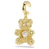 Colgante Idyllia con cortes mixtos, osito, tono dorado, chapado en tono dorado Colgante Idyllia con cortes mixtos, osito, tono dorado, chapado en tono dorado