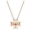 Colgante Idyllia Trébol, blanco, chapado en tono oro rosa Colgante Idyllia Trébol, blanco, chapado en tono oro rosa