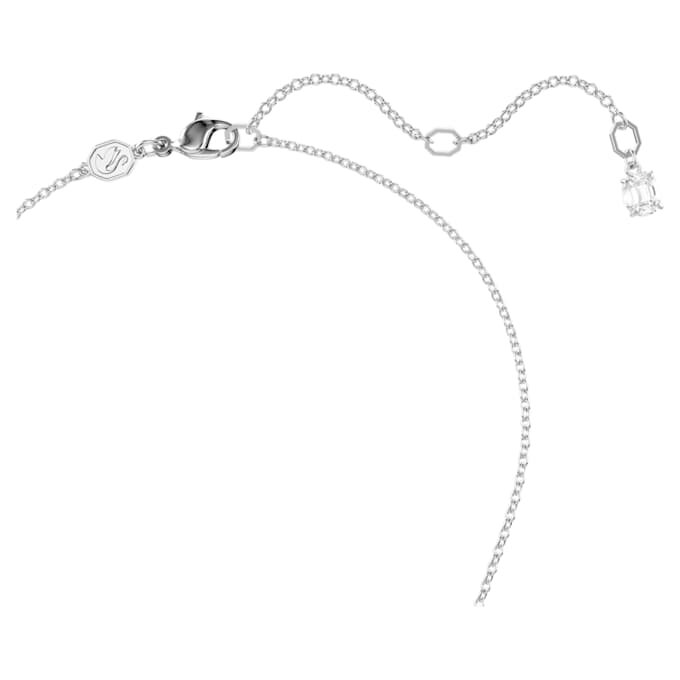 Colgante Insigne de corte redondo, estrella, blanco, chapado en rodio Colgante Insigne de corte redondo, estrella, blanco, chapado en rodio