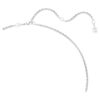 Colgante Millenia con corte octogonal, blanco, chapado en rodio Colgante Millenia con corte octogonal, blanco, chapado en rodio