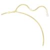 Colgante Millenia con corte octogonal, color caramelo, chapado en tono dorado