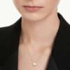 Colgante octogonal con diamantes cultivados en laboratorio de 1,0 ct en total, forma octogonal, oro amarillo de 14K