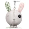 Colgante para bolso Mathilde Rabbit, gris, acero inoxidable Colgante para bolso Mathilde Rabbit, gris, acero inoxidable