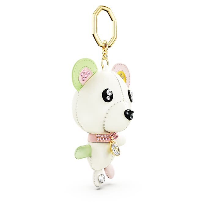 Colgante para bolso Teddy Bear, multicolor, chapado en tono dorado Colgante para bolso Teddy Bear, multicolor, chapado en tono dorado
