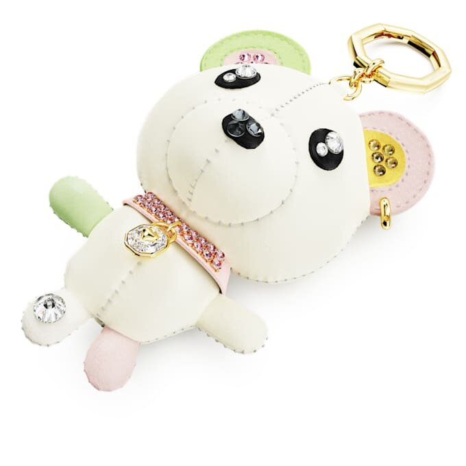 Colgante para bolso Teddy Bear, multicolor, chapado en tono dorado Colgante para bolso Teddy Bear, multicolor, chapado en tono dorado