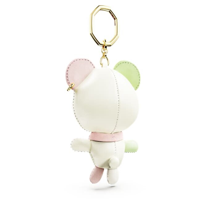 Colgante para bolso Teddy Bear, multicolor, chapado en tono dorado Colgante para bolso Teddy Bear, multicolor, chapado en tono dorado
