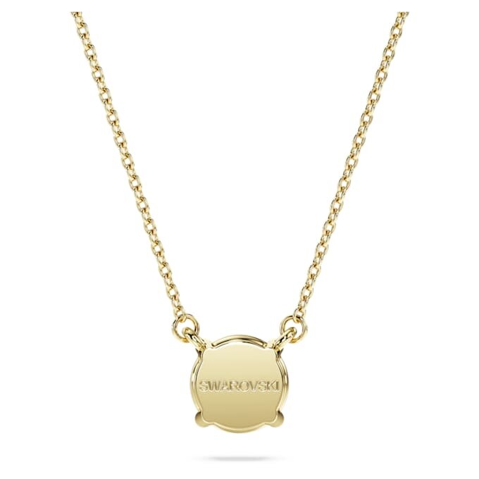 Colgante solitario Eternity con diamantes cultivados en laboratorio, 1 Ct Tw, forma redonda, oro amarillo de 14K Colgante solitario Eternity con diamantes cultivados en laboratorio, 1 Ct Tw, forma redonda, oro amarillo de 14K