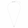 Colgante solitario Eternity con diamantes cultivados en laboratorio, 1 Ct Tw, forma redonda, oro blanco de 14K Colgante solitario Eternity con diamantes cultivados en laboratorio, 1 Ct Tw, forma redonda, oro blanco de 14K