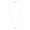 Colgante solitario Eternity con diamantes cultivados en laboratorio de 2 ct en total, forma redonda, oro blanco de 14K Colgante solitario Eternity con diamantes cultivados en laboratorio de 2 ct en total, forma redonda, oro blanco de 14K