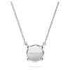 Colgante solitario Eternity con diamantes cultivados en laboratorio de 2 ct en total, forma redonda, oro blanco de 14K Colgante solitario Eternity con diamantes cultivados en laboratorio de 2 ct en total, forma redonda, oro blanco de 14K