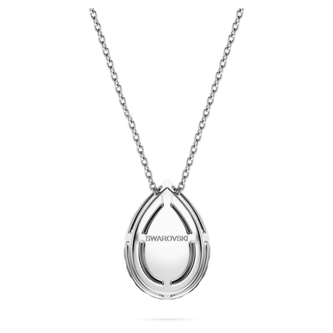 Colgante solitario «Eternity Halo» con diamantes cultivados en laboratorio, 1 Ct Tw, forma de pera, oro blanco de 14K Colgante solitario «Eternity Halo» con diamantes cultivados en laboratorio, 1 Ct Tw, forma de pera, oro blanco de 14K