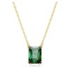 Colgante Stilla de corte rectangular, verde, chapado en tono dorado Colgante Stilla de corte rectangular, verde, chapado en tono dorado