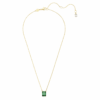 Colgante Stilla de corte rectangular, verde, chapado en tono dorado Colgante Stilla de corte rectangular, verde, chapado en tono dorado