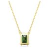 Colgante Stilla de corte rectangular, verde, chapado en tono dorado Colgante Stilla de corte rectangular, verde, chapado en tono dorado