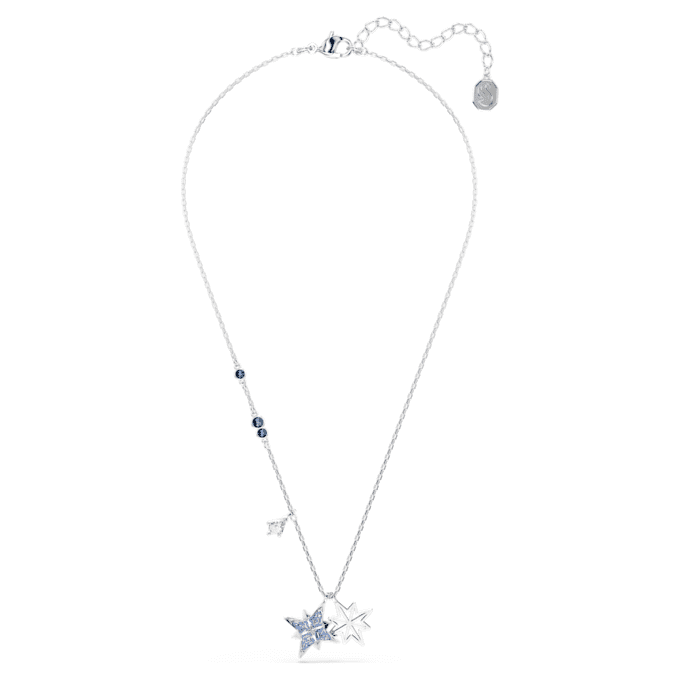 Colgante Symbolica Estrella, azul, chapado en rodio Colgante Symbolica Estrella, azul, chapado en rodio