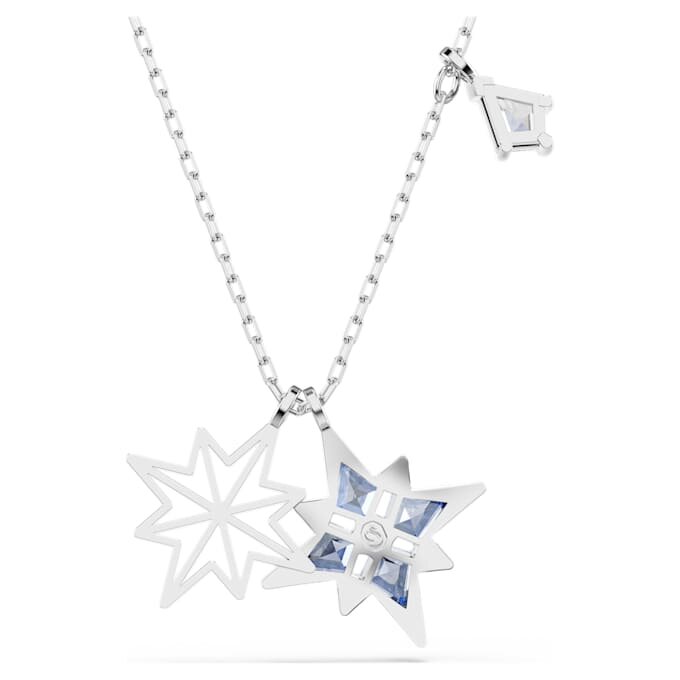 Colgante Symbolica Estrella, azul, chapado en rodio Colgante Symbolica Estrella, azul, chapado en rodio