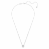 Colgante Una Angelic, corte redondo, pavé, blanco, chapado en rodio Colgante Una Angelic, corte redondo, pavé, blanco, chapado en rodio