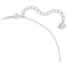 Colgante Una con corte octogonal, blanco, chapado en rodio Colgante Una con corte octogonal, blanco, chapado en rodio