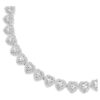 Collar Ariana Grande X Swarovski con cortes mixtos, corazón, blanco, chapado en rodio Collar Ariana Grande X Swarovski con cortes mixtos, corazón, blanco, chapado en rodio