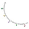 Collar Ariana Grande x Swarovski con cortes mixtos, multicolor, chapado en rodio Collar Ariana Grande x Swarovski con cortes mixtos, multicolor, chapado en rodio