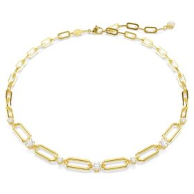 Collar Constella blanco, chapado en tono dorado